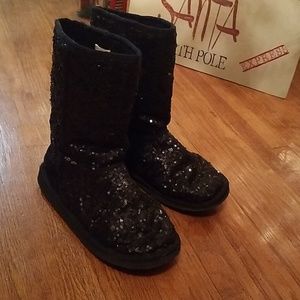Sequin boot